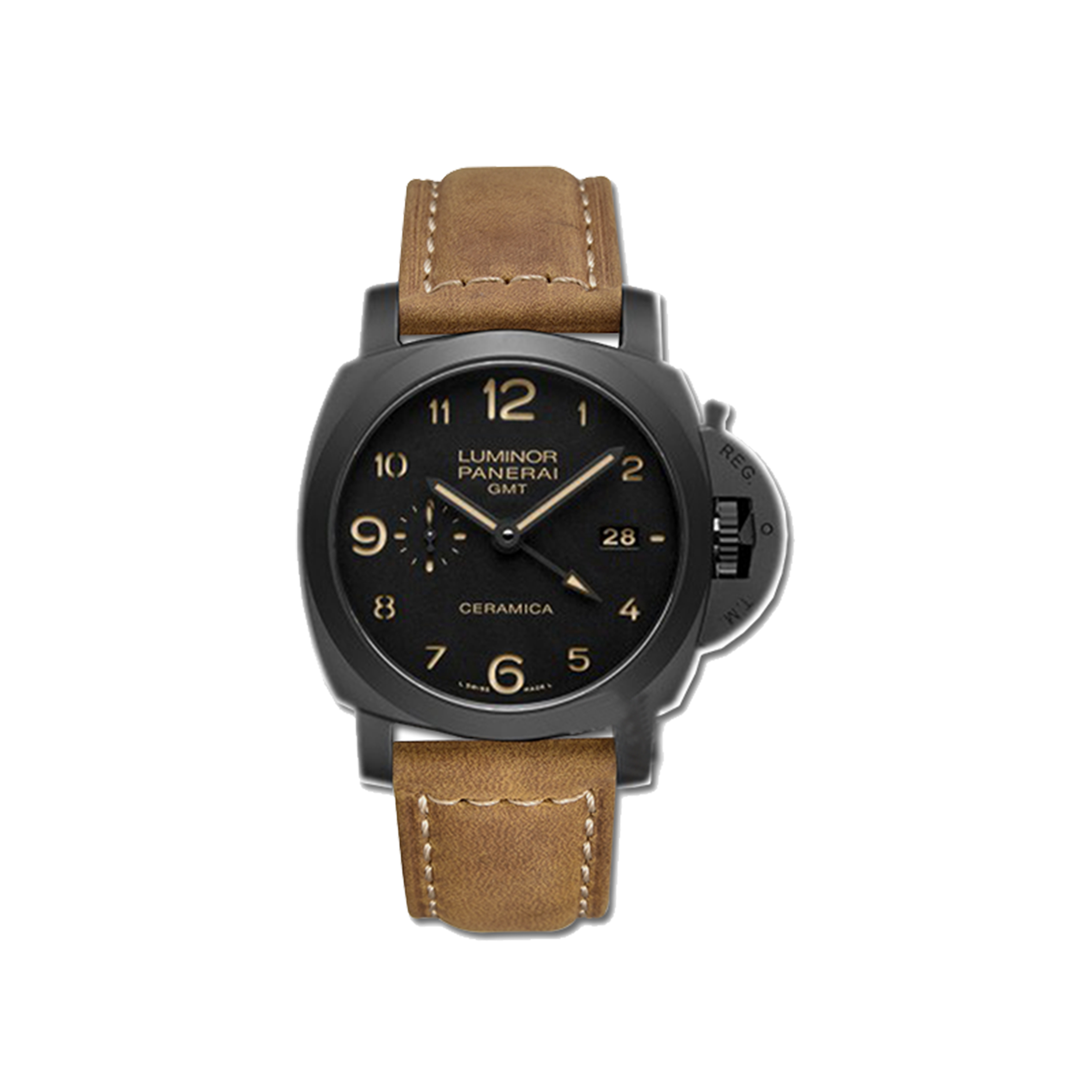 PANERAI LUMINOR 1950 3 DAYS GMT AUTOMATIC CHERAMICA WATCH PAM00441